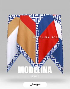 روسری موهر زمستانه FENDI سرمه ای