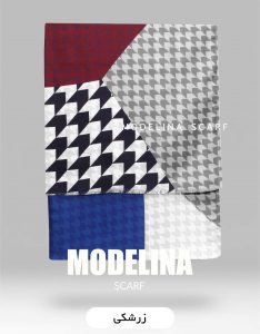 شال موهر ویسکوز زرشکی