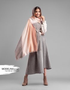 شال موهر پنبه زمستانه 871M7