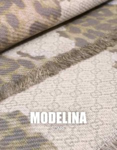 شال موهر پنبه زمستانه 871M8 پلنگی