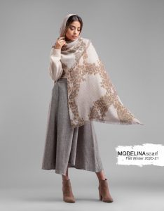 شال موهر پنبه زمستانه 871M8