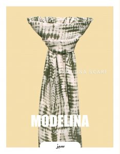 شال موهر ویسکوز سبز