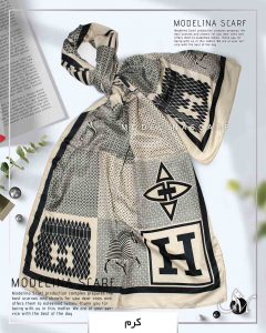 شال نخی هرمس 886 کرم