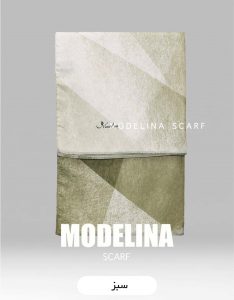 شال موهر ویسکوز سبز