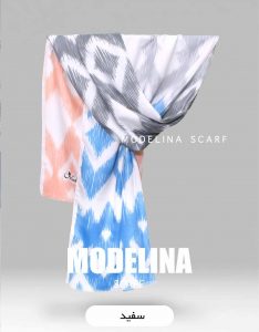 شال موهر ویسکوز سفید