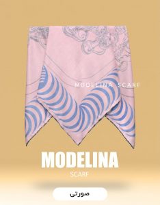 روسری موهر زمستانه صورتی