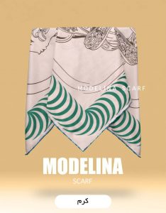 روسری موهر زمستانه صورتی