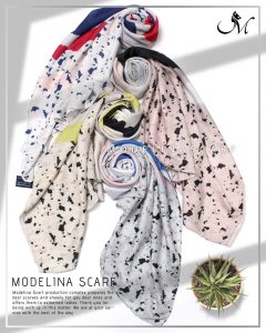 خرید شال نخی کوارتز مدلینا 1071