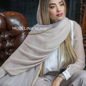 شال حریر دولایه مدلینا