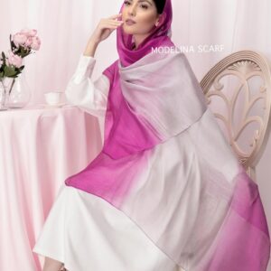 شال ابریشم طیفی مدلینا 1001