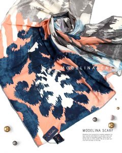 روسری ابریشم ژاکارد مدلینا بهاره