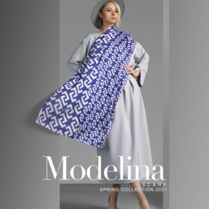 شال نخی هندسی مدلینا 887