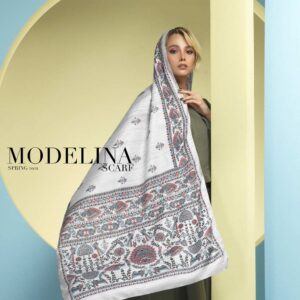 شال نخی دوپتا مدلینا 888M10