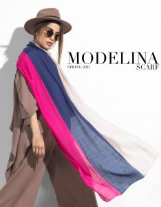 شال نخی سه تکه مدلینا