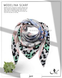 خرید روسری نخی leopard مدلینا 1059 سبز