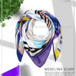 روسری نخی کوبیسم مدلینا 1060 بهاره
