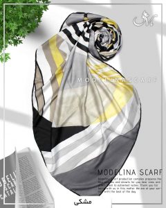 خرید روسری نخی کوبیسم مدلینا 1060 مشکی