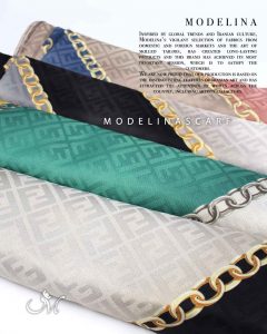 روسری ژاکارد مدلینا 925 بهاره