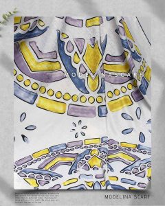 روسری ژاکارد مدلینا بهاره