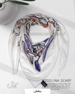 خرید روسری ژاکارد مدلینا بنفش