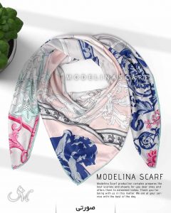 روسری ژاکارد مدلینا 927 صورتی