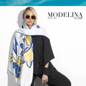 روسری نخی آبرنگی مدلینا 952