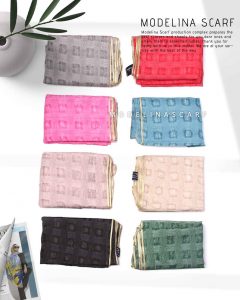 خرید شال حریر ابریشم مربعی مدلینا 1020M5