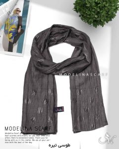 شال نخی شاین توپی مدلینا 1027 طوسی تیره