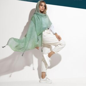 شال پلیسه منگوله دار مدلینا 1031