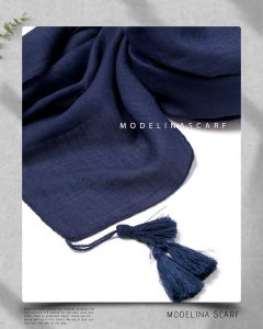 شال نخی منگوله دار مدلینا 1041 تابستانه