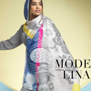 شال نخی مدیترانه ای مدلینا 888M19