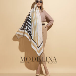 روسری نخی گارزا مرمری مدلینا 931