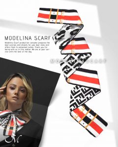 1055M7 دستمال سر و گردن بهاره