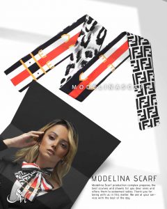 1055M7 دستمال سر و گردن شیک