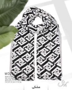 شال نخی فندی 1062 مشکی