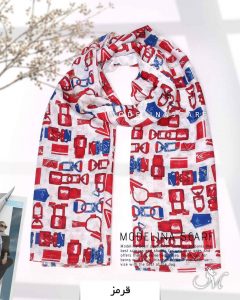 شال نخی LV 1063 قرمز