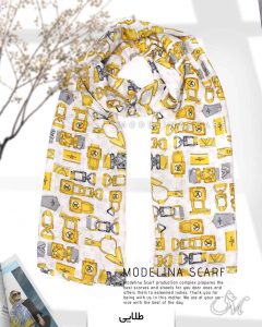 شال نخی LV 1063 طلایی