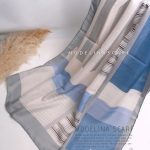 شال نخی بهاره مدلینا 1282 آبی