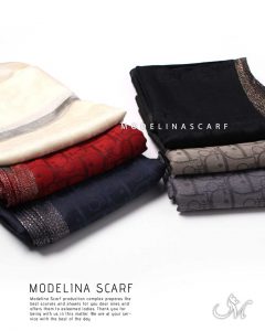 شال نخی ژاکارد لمه دار دیور 1034 پاییزه