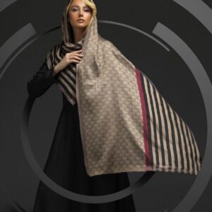 شال نخی ژاکارد لمه دار گوچی 1035