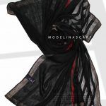 شال نخی ژاکارد لمه دار گوچی 1035 مشکس