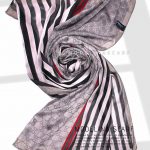شال نخی ژاکارد لمه دار گوچی 1035 یاسی