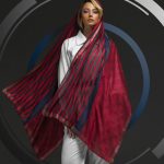شال نخی ژاکارد لمه دارLV 1042
