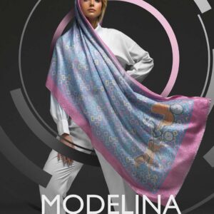 شال نخی لمه دار مدلینا 1043