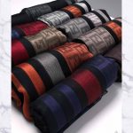 شال نخی ژاکارد لمه دار FENDI 1044 بهاره