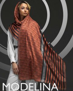 شال نخی ژاکارد لمه دار DIOR 1045