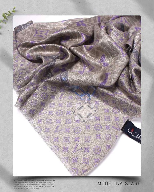 شال نخی لمه دارLV 1046 پاییزه