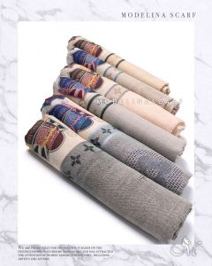 شال نخی ژاکارد LV 1048M1 تابستانه