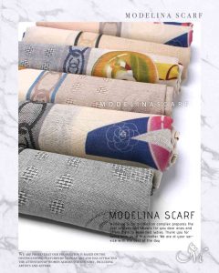 خرید شال نخی ژاکارد شنل 1048M2