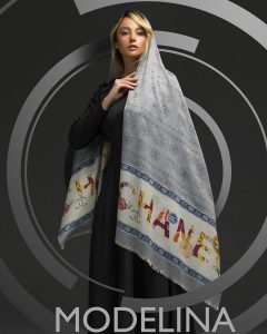 شال نخی ژاکارد شنل 1048M2